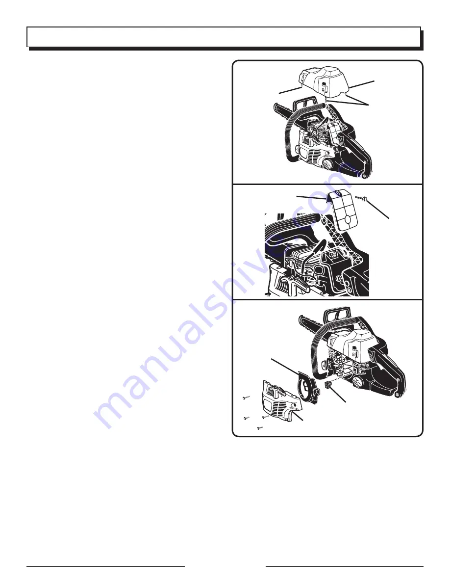 Homelite Motosierra de 50 cm (20 pulg.) Operator'S Manual Download Page 33