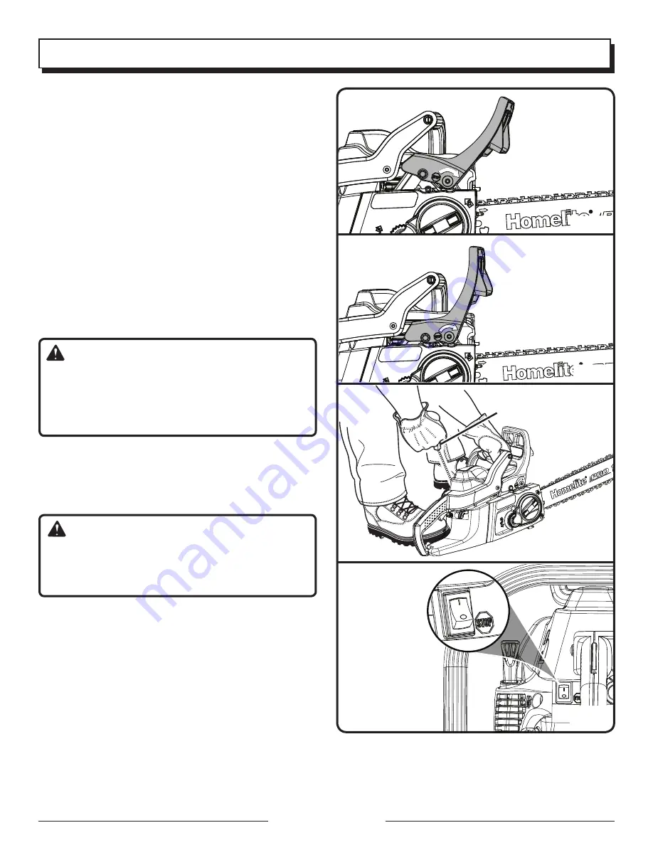 Homelite Motosierra de 50 cm (20 pulg.) Operator'S Manual Download Page 53