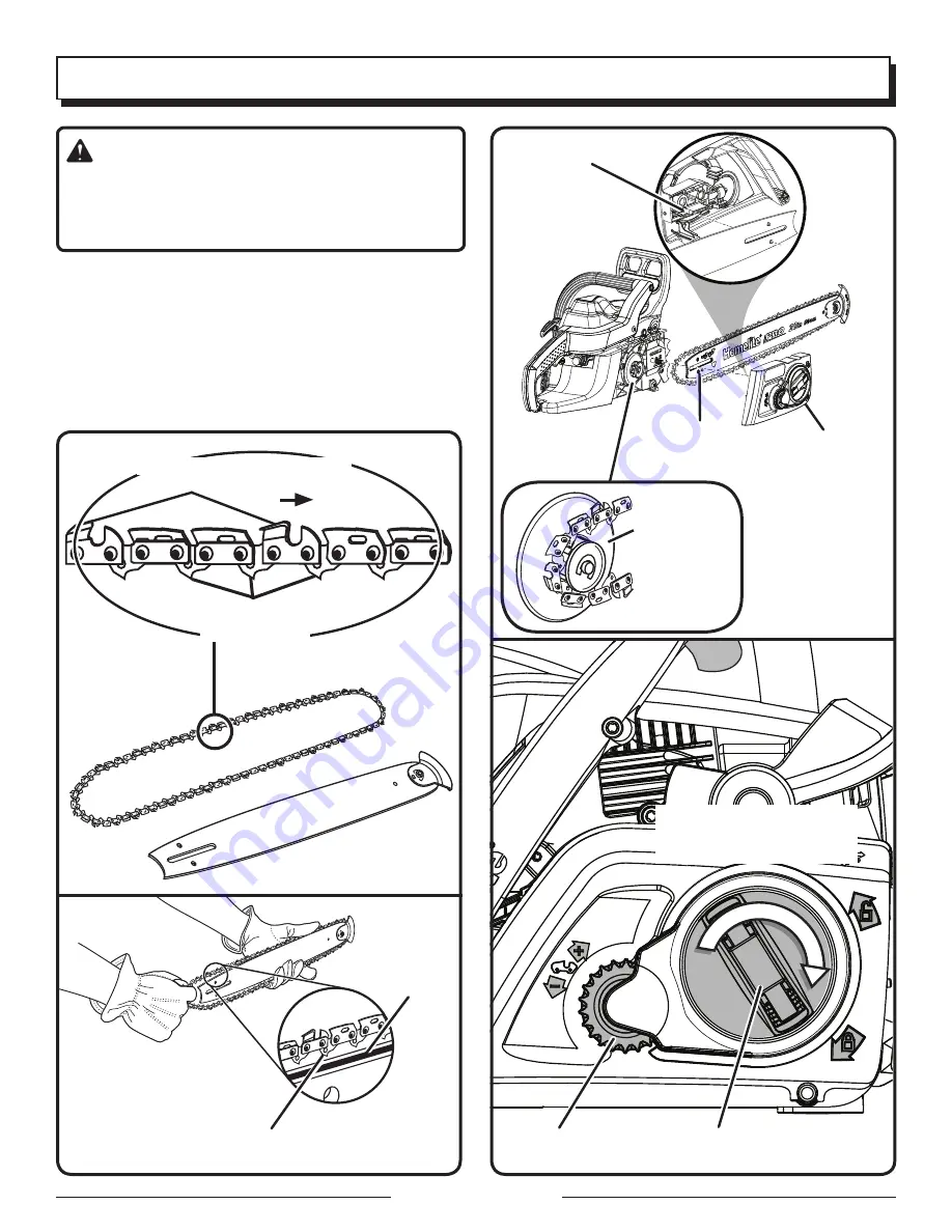 Homelite Motosierra de 50 cm (20 pulg.) Operator'S Manual Download Page 104