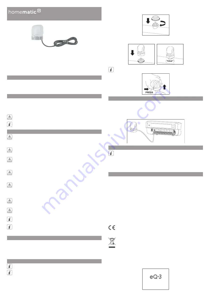 Homematic IP HmIP-VDMOT Installation And Operating Manual Download Page 2