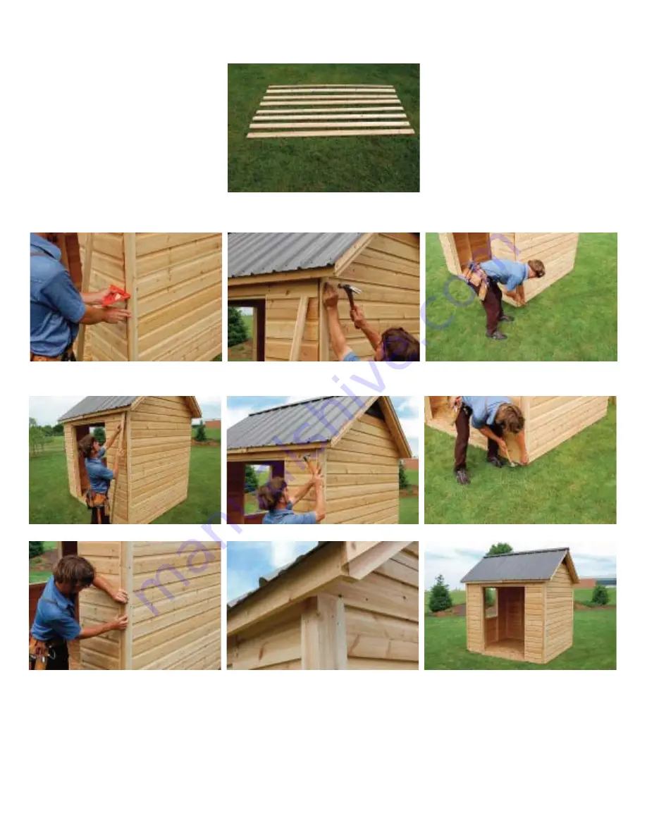 HomePlace Cedar Garden Building Assembly Manual Download Page 47