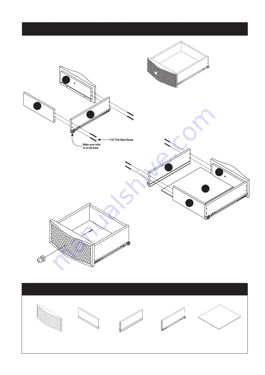 Homestyles Marco Island 88 5544 42 Assembly Instructions Download Page 5