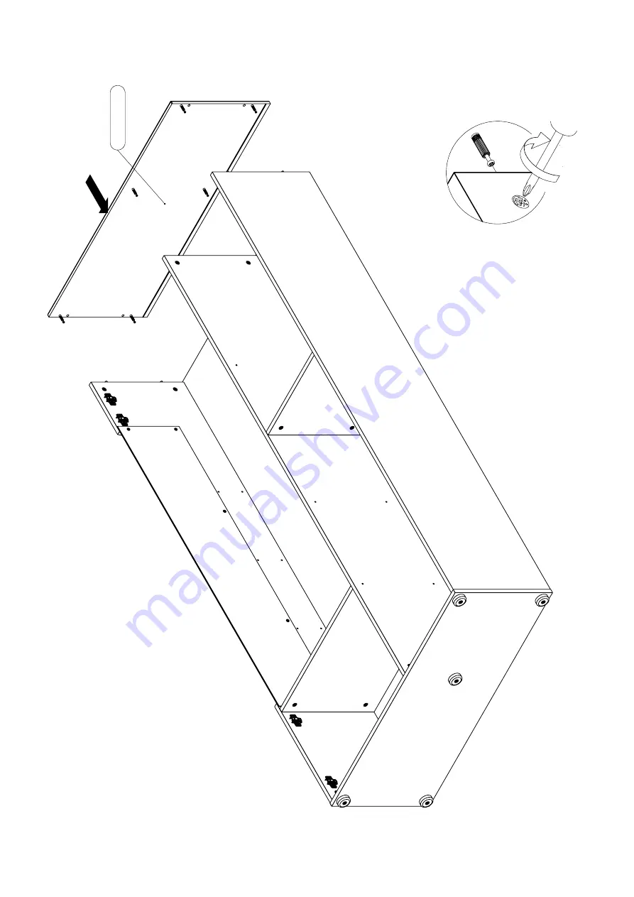 HOM'IN Corel LRCV721LB Assembling Instruction Download Page 15