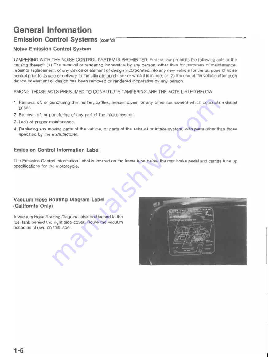 Honda 1986 GoldWing GL1200A Manual Download Page 7