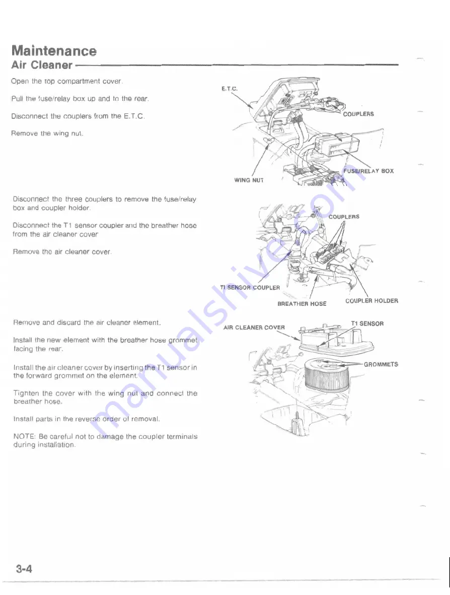 Honda 1986 GoldWing GL1200A Manual Download Page 22