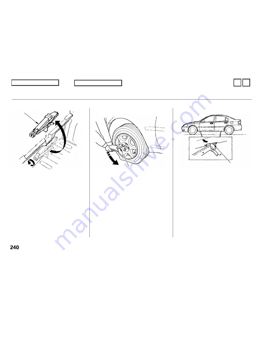 Honda 1999 Civic Sedan Reference Owner'S Manual Download Page 236