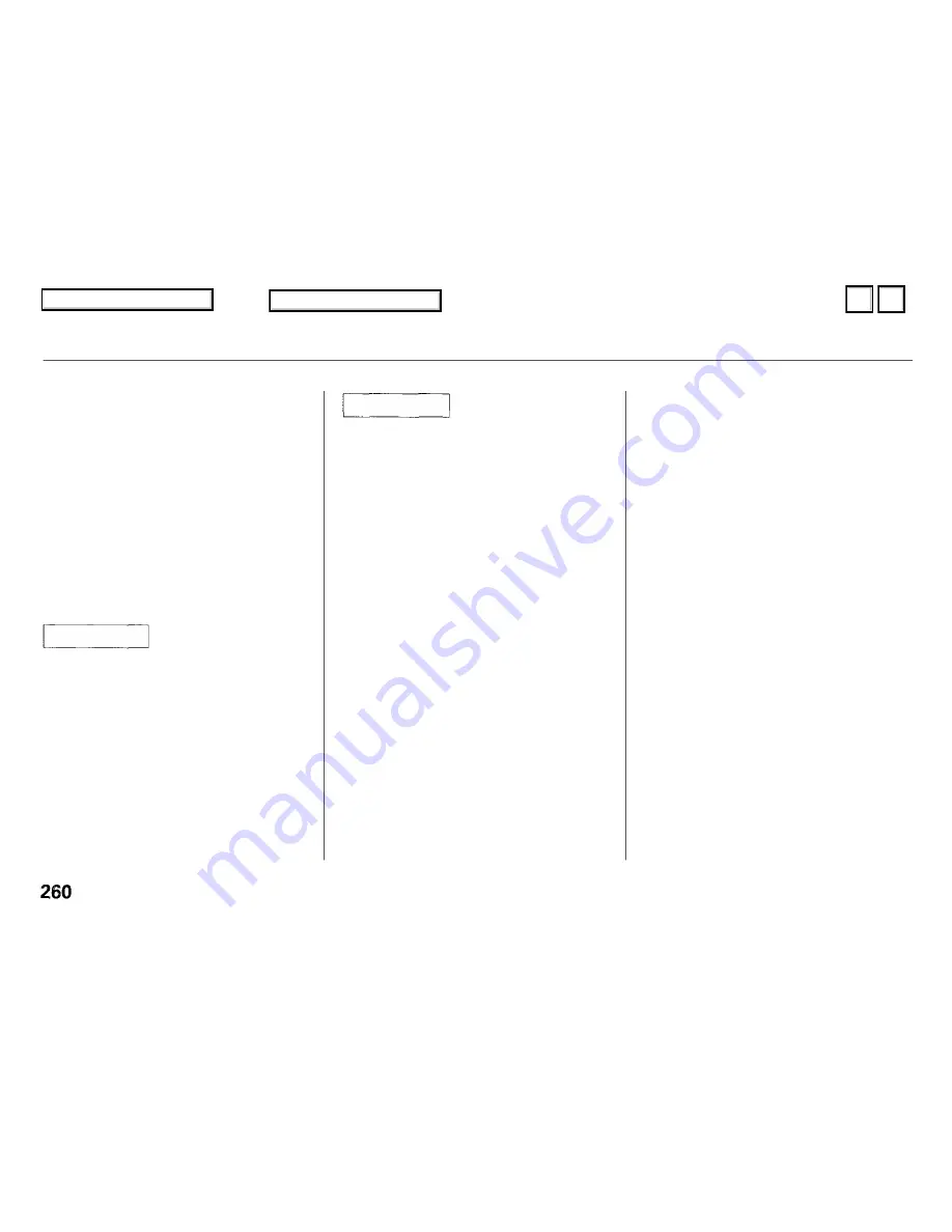 Honda 1999 Civic Sedan Reference Owner'S Manual Download Page 256