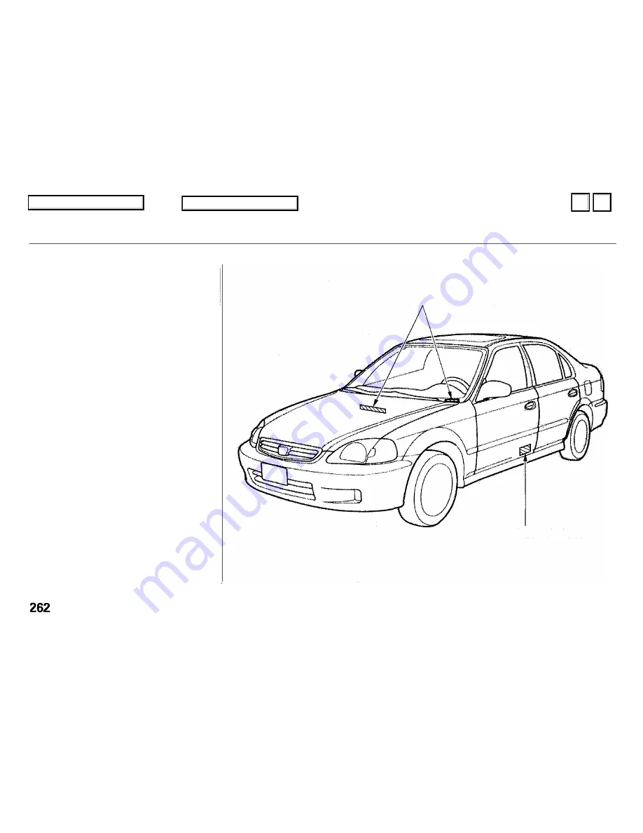 Honda 1999 Civic Sedan Скачать руководство пользователя страница 258