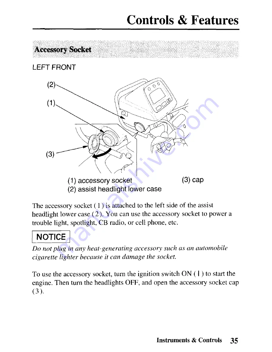 Honda 2004 TRX450FM Fourtrax Foreman Owner'S Manual Download Page 44