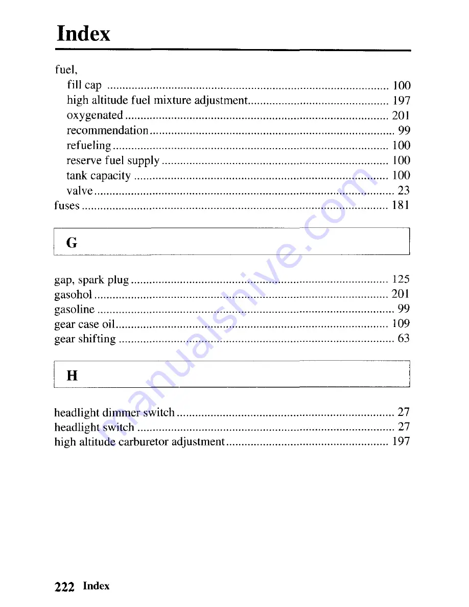 Honda 2004 TRX450FM Fourtrax Foreman Owner'S Manual Download Page 231