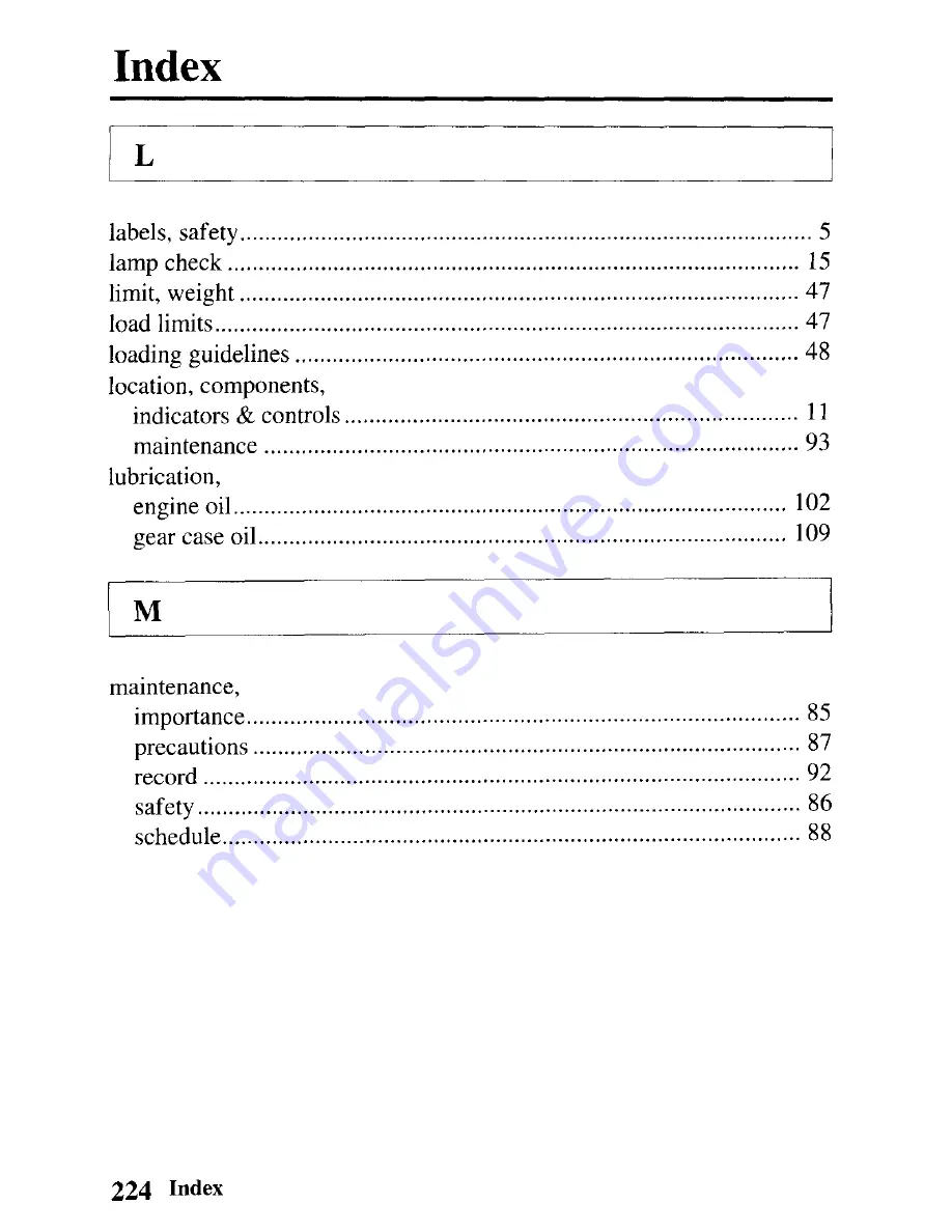 Honda 2004 TRX450FM Fourtrax Foreman Owner'S Manual Download Page 233