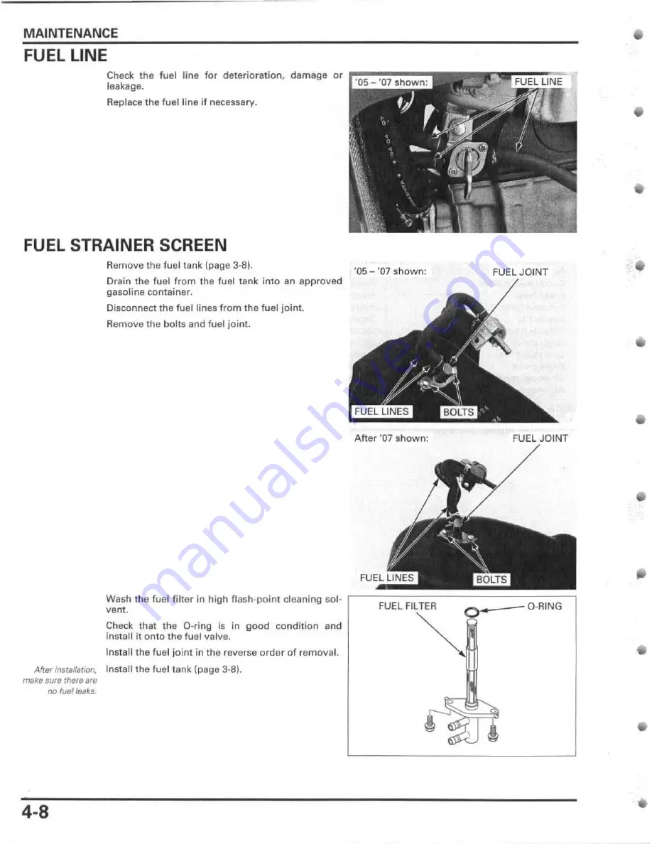 Honda 2005 CRF450R Service Manual Download Page 76