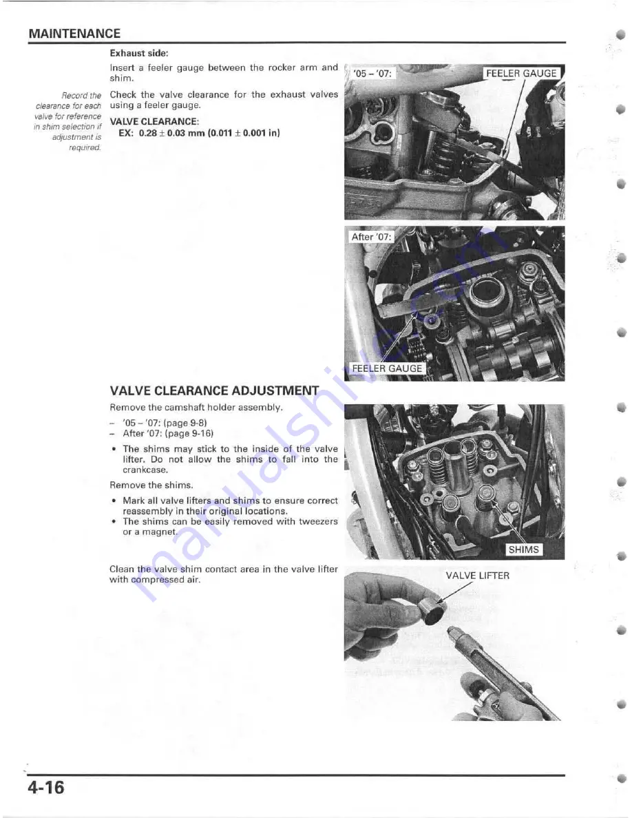 Honda 2005 CRF450R Скачать руководство пользователя страница 84