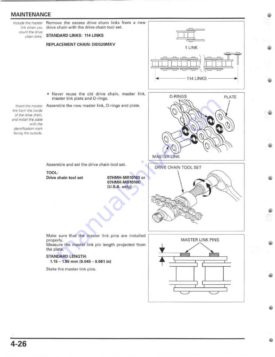 Honda 2005 CRF450R Service Manual Download Page 94