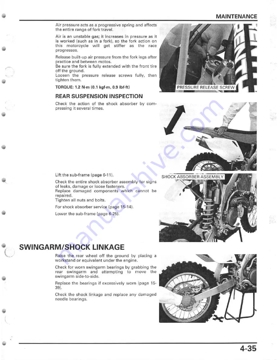 Honda 2005 CRF450R Service Manual Download Page 103