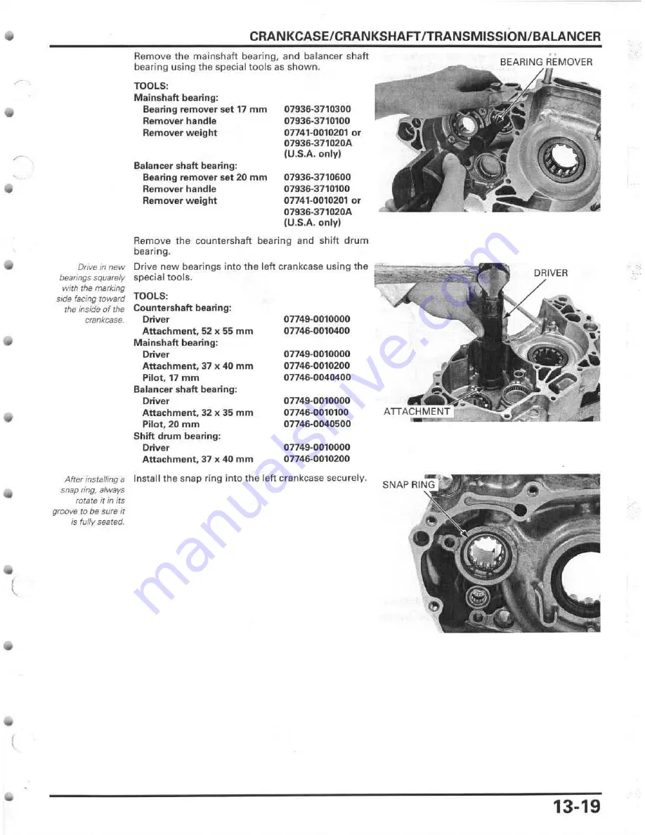 Honda 2005 CRF450R Скачать руководство пользователя страница 283