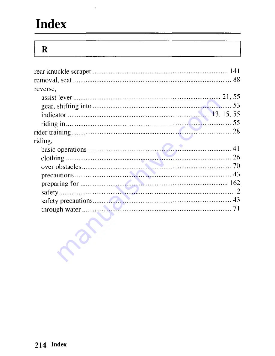 Honda 2008 TRX700XX Owner'S Manual Download Page 223