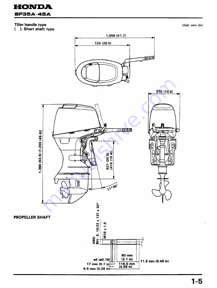 Honda BF45A Service Manual Download Page 6