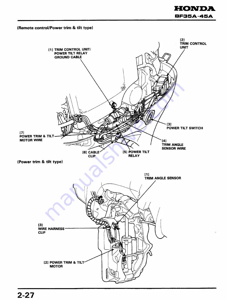 Honda BF45A Service Manual Download Page 36