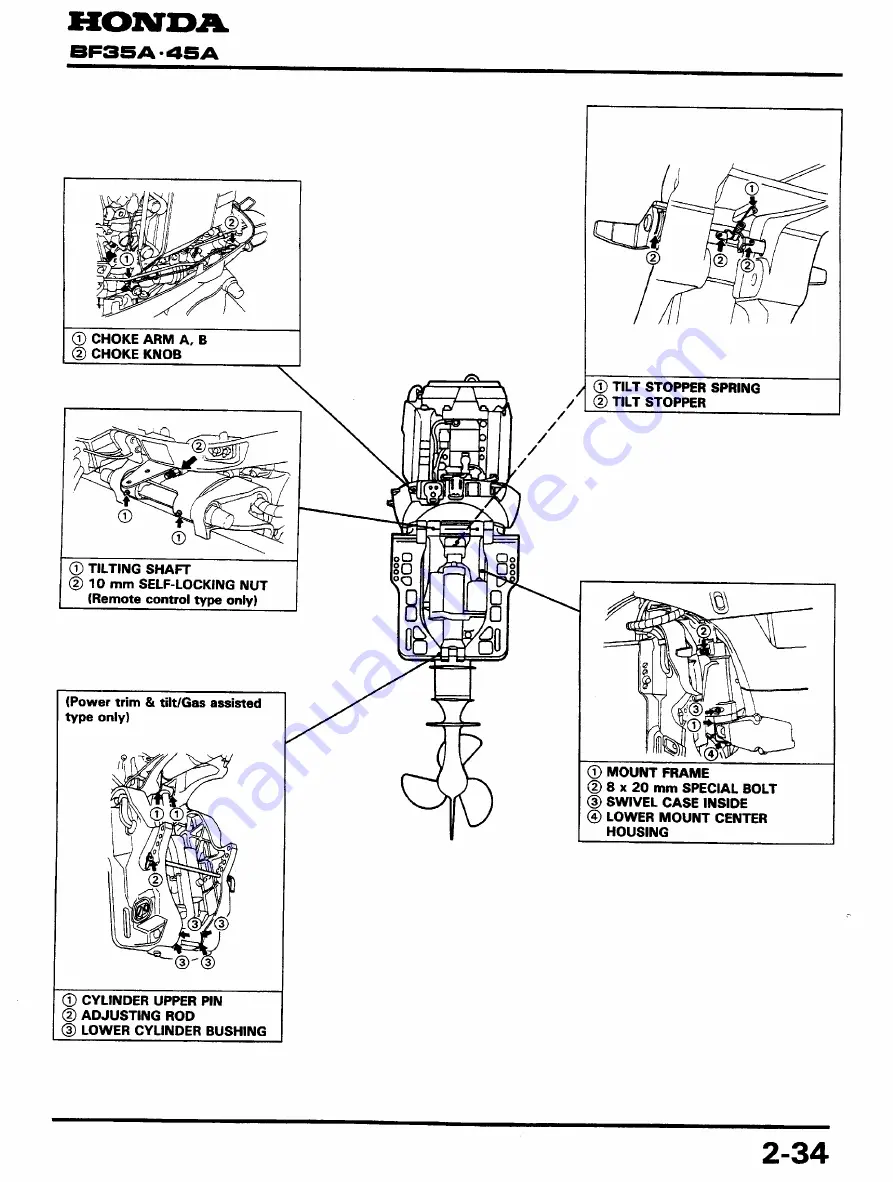 Honda BF45A Service Manual Download Page 43