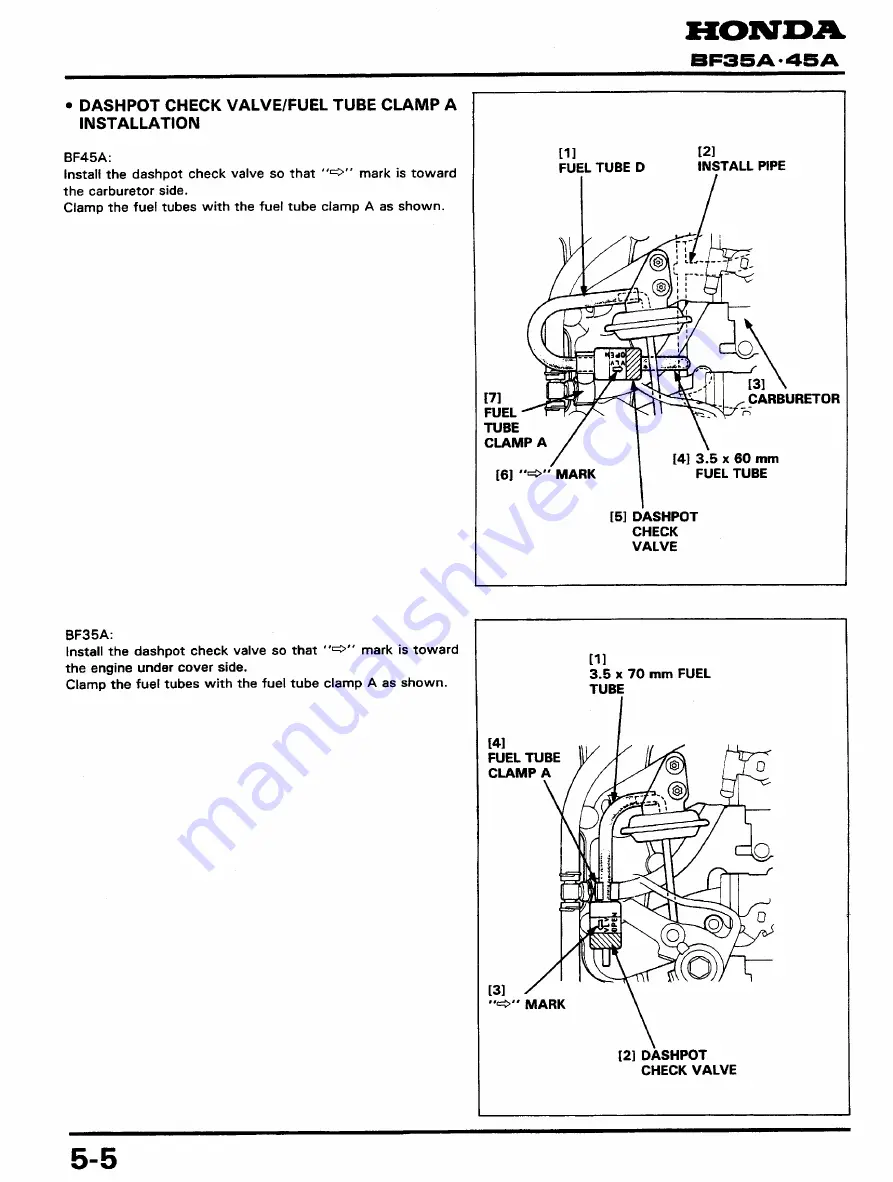 Honda BF45A Service Manual Download Page 74