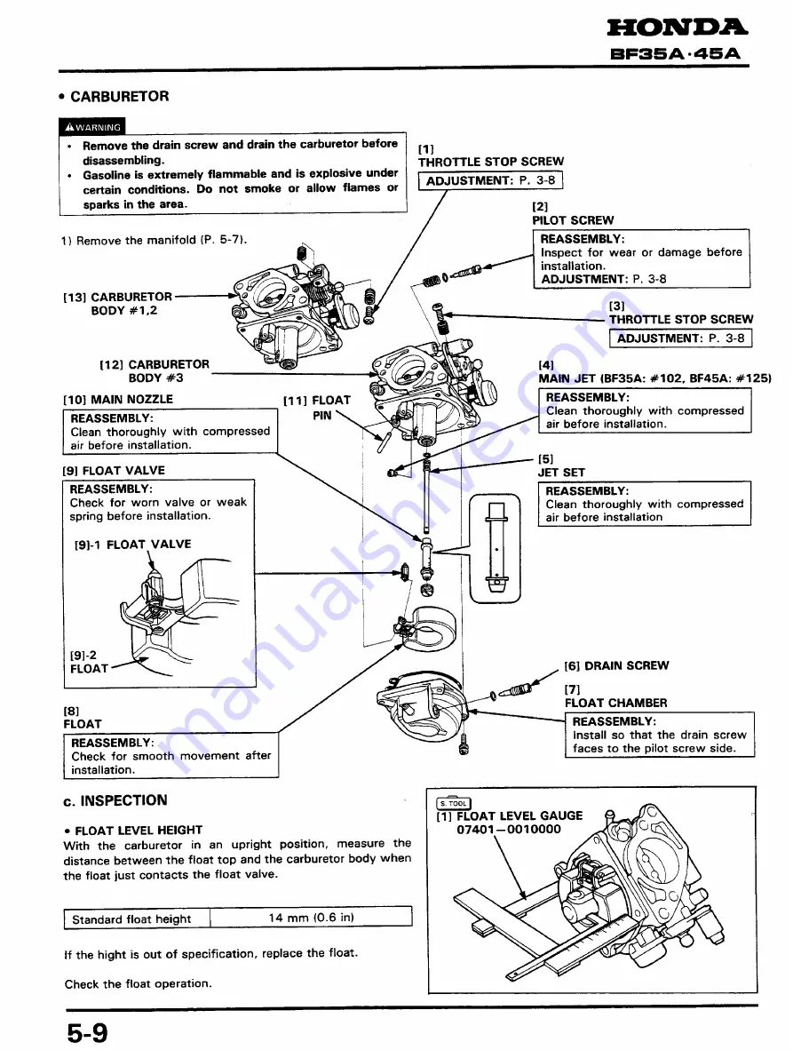 Honda BF45A Скачать руководство пользователя страница 78