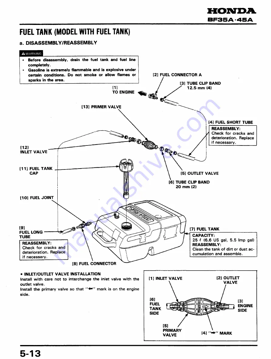 Honda BF45A Service Manual Download Page 82