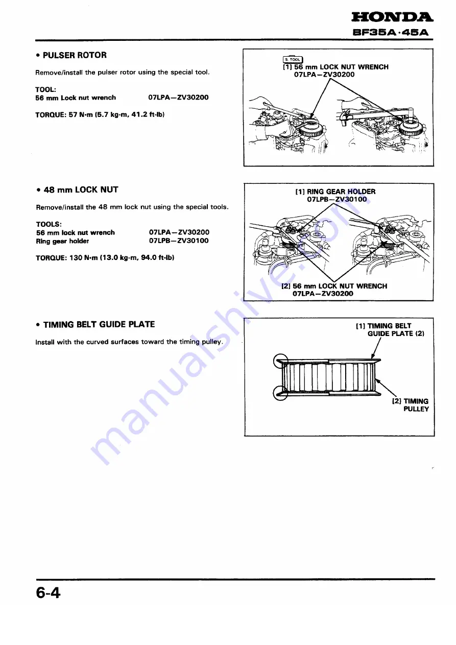 Honda BF45A Скачать руководство пользователя страница 86