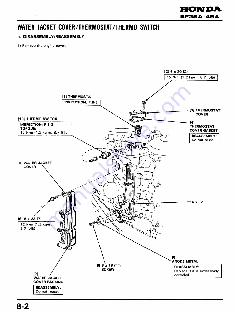 Honda BF45A Скачать руководство пользователя страница 98