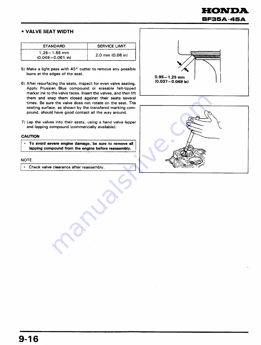 Honda BF45A Service Manual Download Page 115