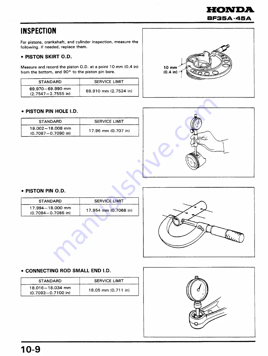 Honda BF45A Service Manual Download Page 124