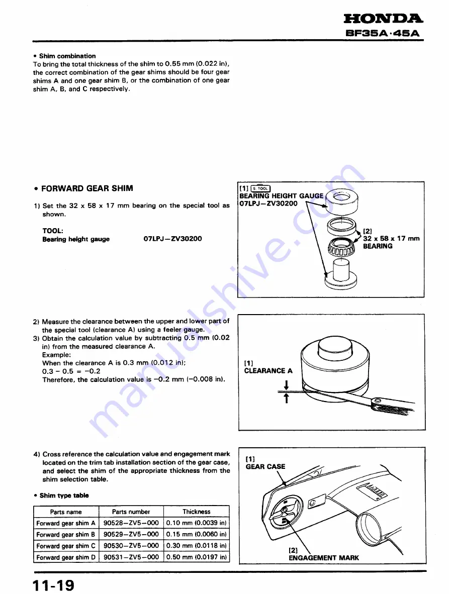 Honda BF45A Service Manual Download Page 149