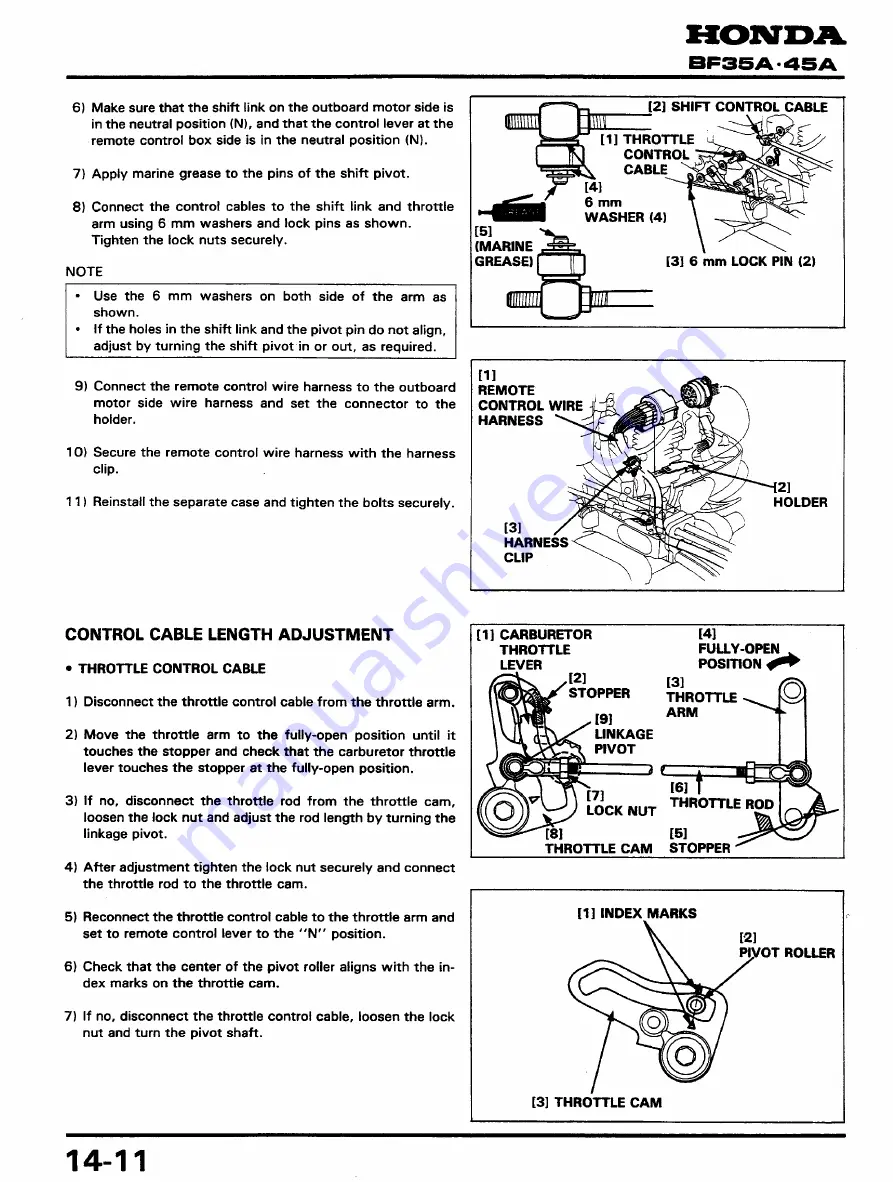 Honda BF45A Service Manual Download Page 181