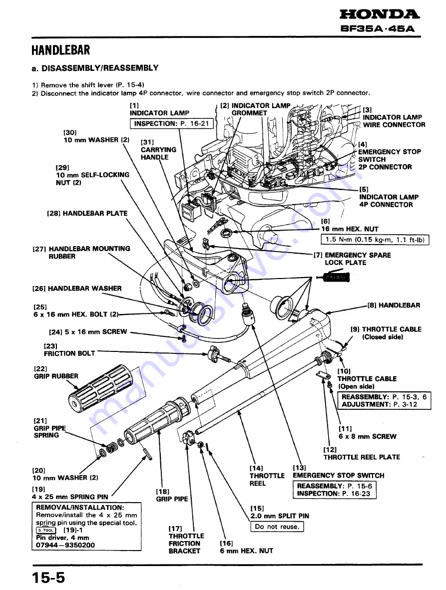 Honda BF45A Скачать руководство пользователя страница 187