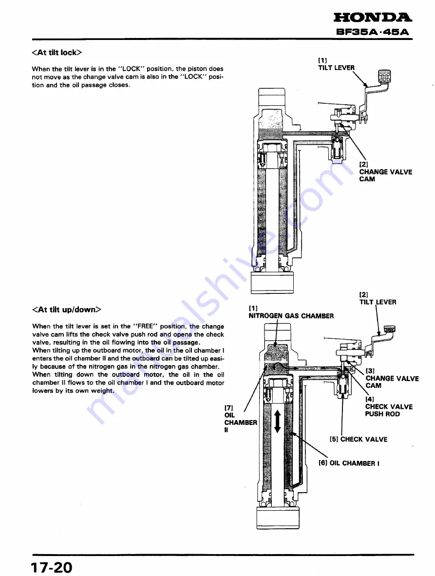 Honda BF45A Service Manual Download Page 231