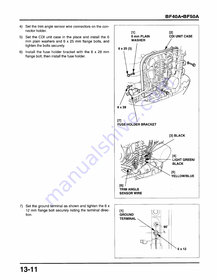 Honda BF45A Service Manual Download Page 357