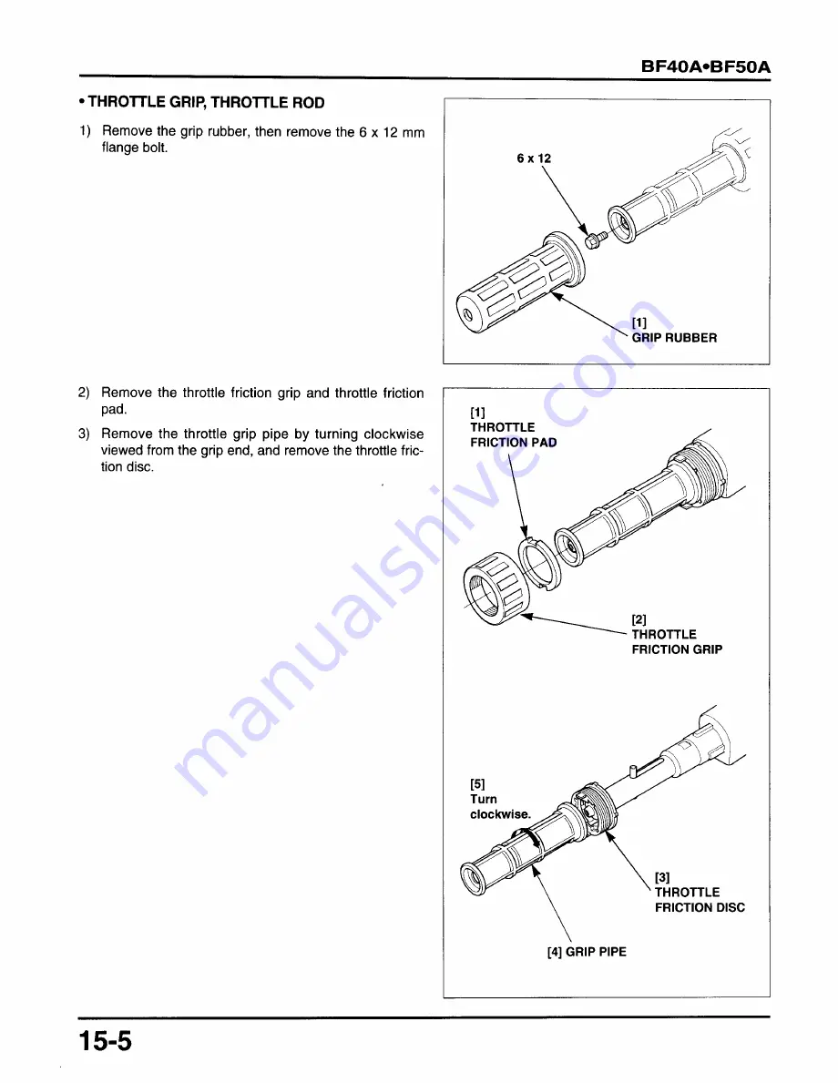 Honda BF45A Service Manual Download Page 362