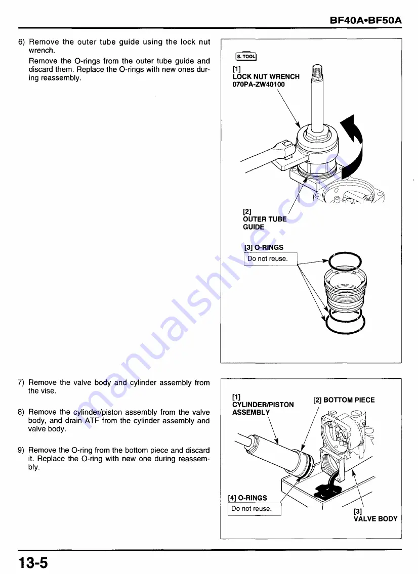 Honda BF45A Service Manual Download Page 404