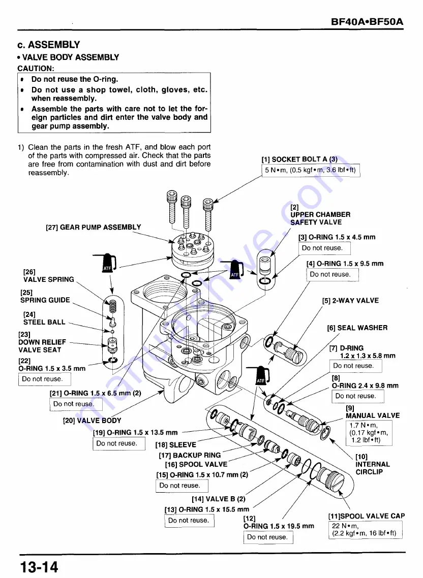 Honda BF45A Service Manual Download Page 413