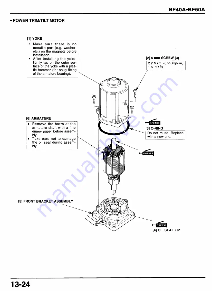 Honda BF45A Service Manual Download Page 423