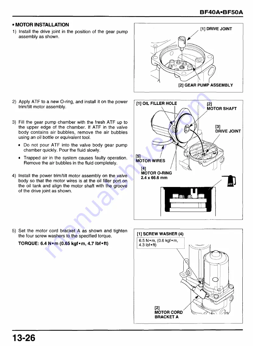 Honda BF45A Service Manual Download Page 425