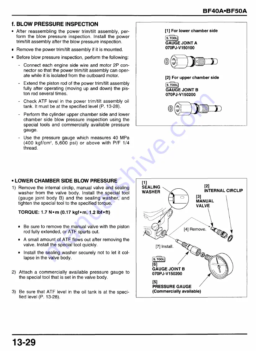 Honda BF45A Service Manual Download Page 428