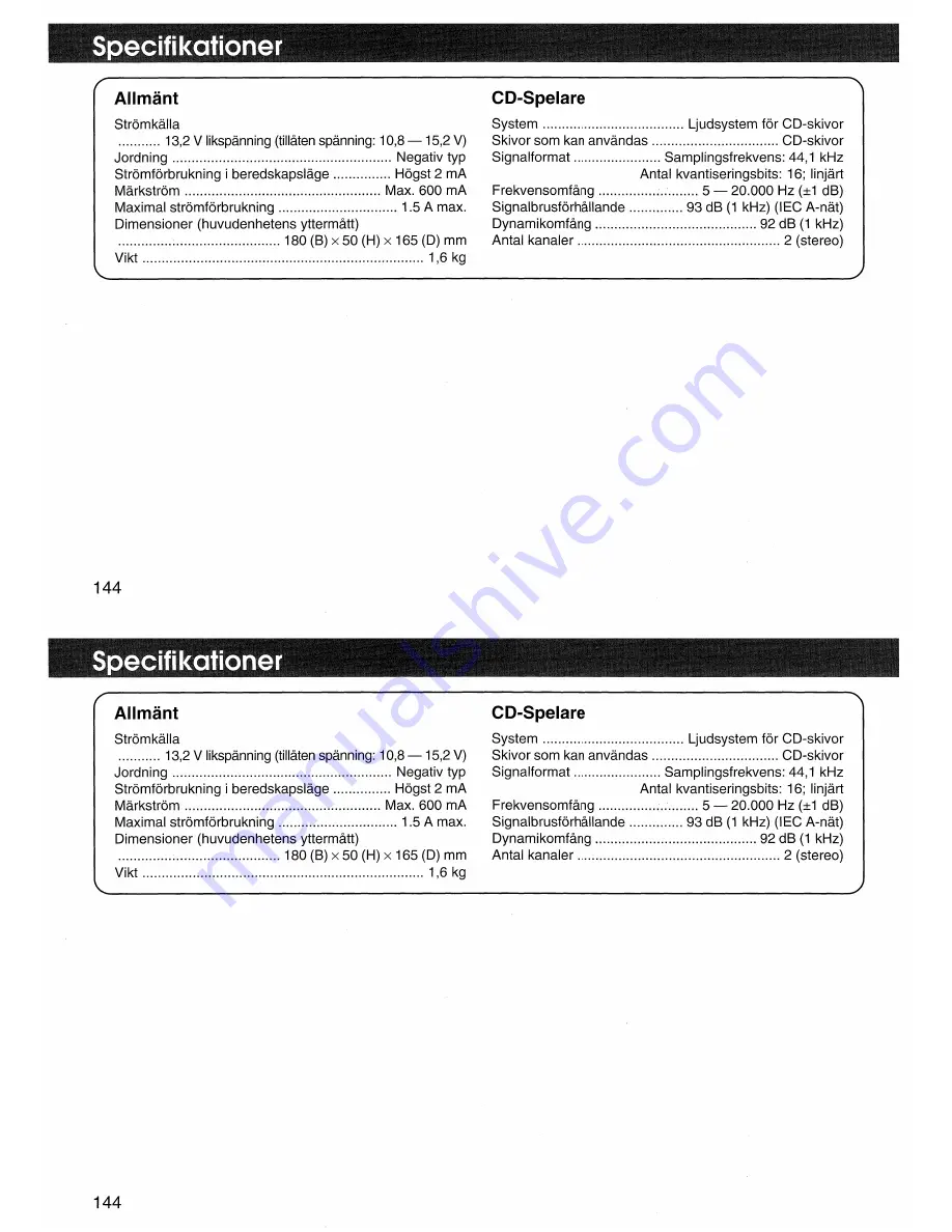 Honda CDX-MG6156ZH Owner'S Manual Download Page 144