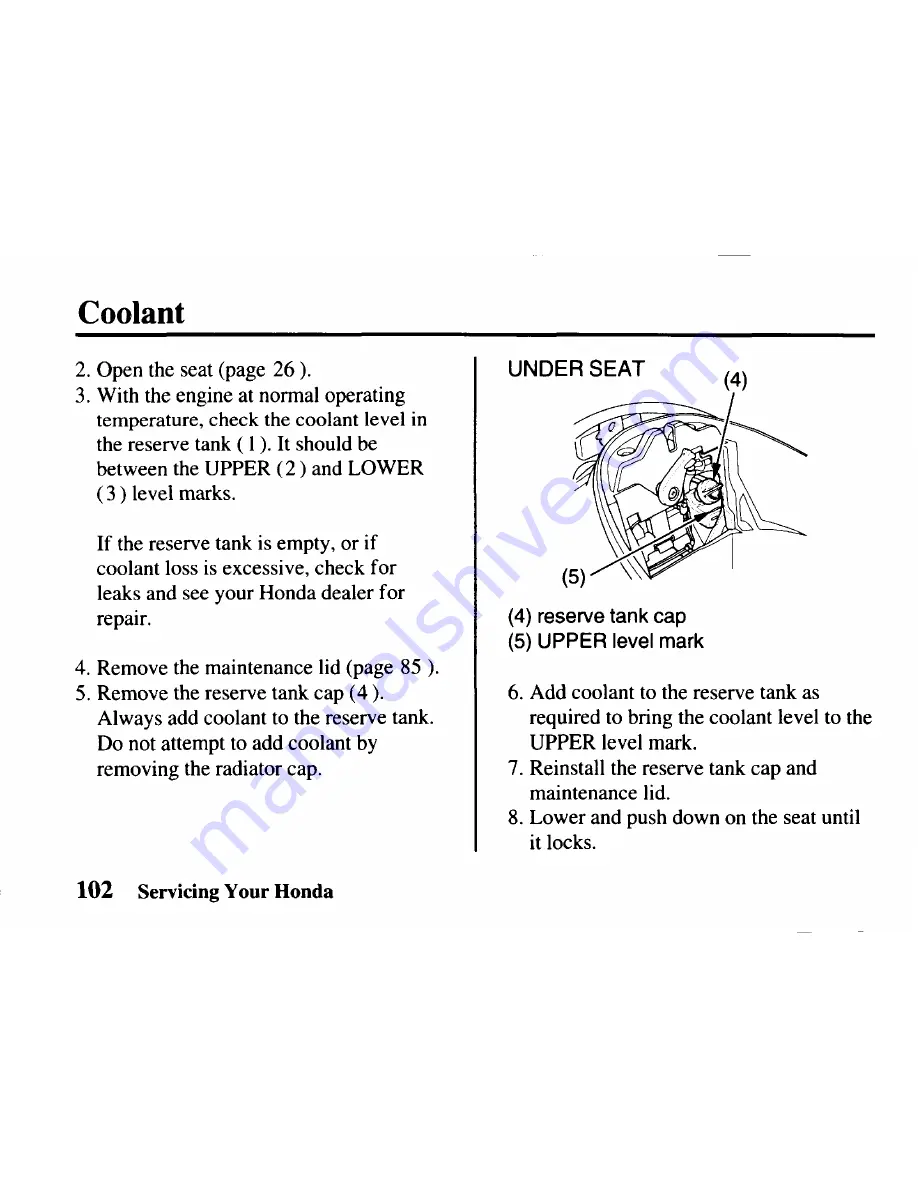 Honda CHF50 2007 Metropolitan Owner'S Manual Download Page 114