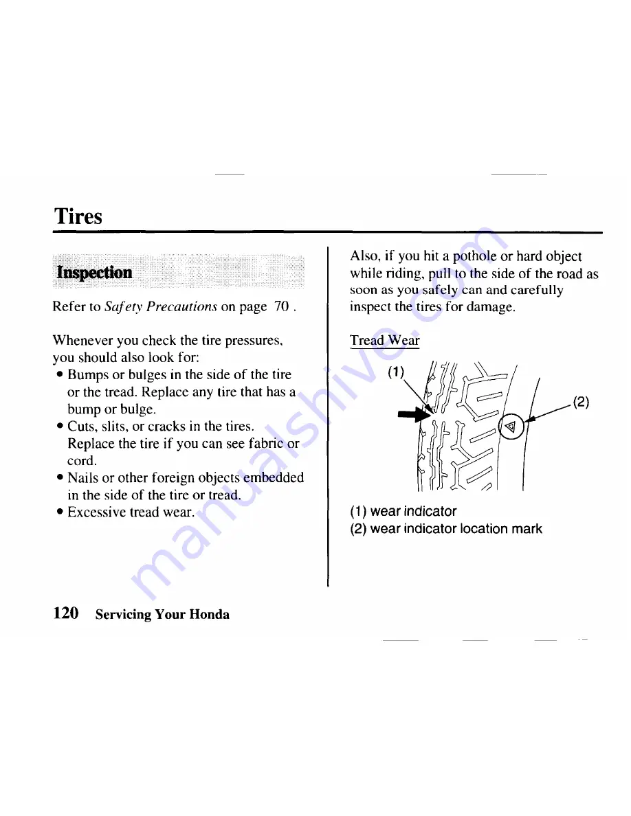 Honda CHF50 2007 Metropolitan Owner'S Manual Download Page 132