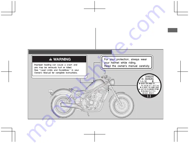 Honda CMX300A Owner'S Manual Download Page 9