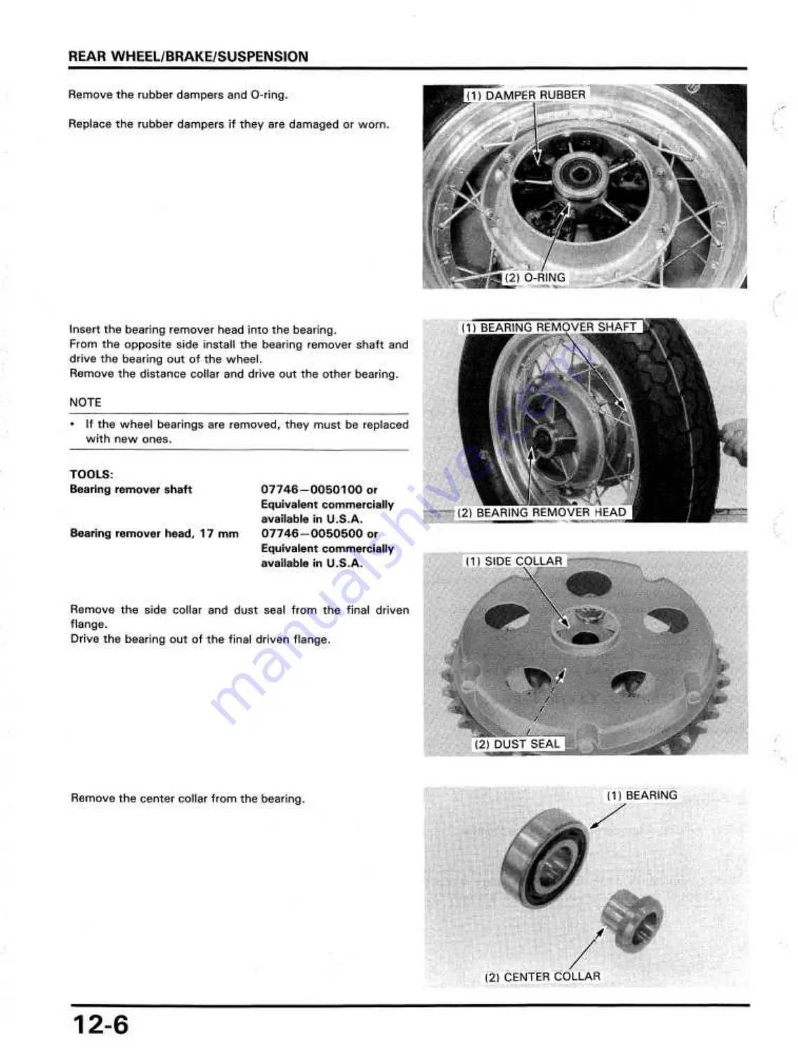 Honda CMX450C Rebel Service Manual Download Page 180