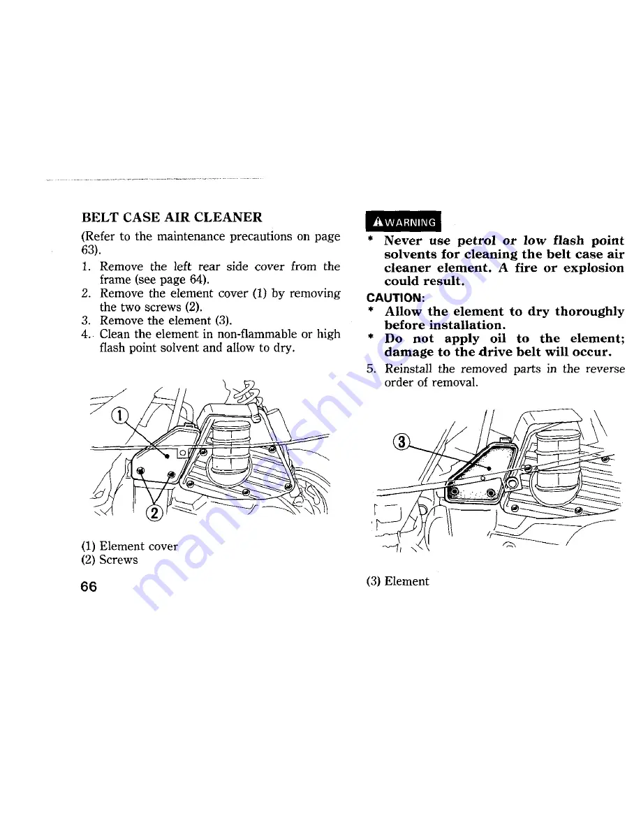 Honda CN250 Owner'S Manual Download Page 74