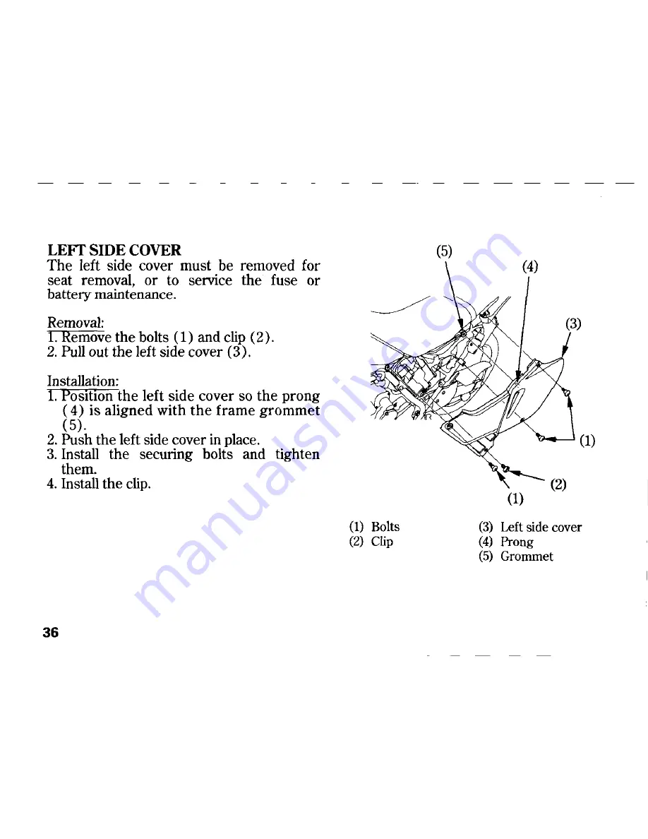 Honda CRF230L Owner'S Manual Download Page 48