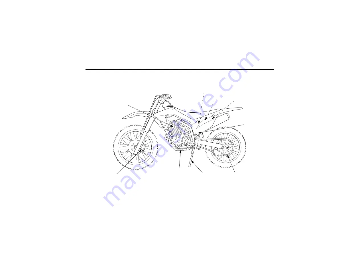 Honda CRF250F 2020 Owner'S Manual Download Page 58